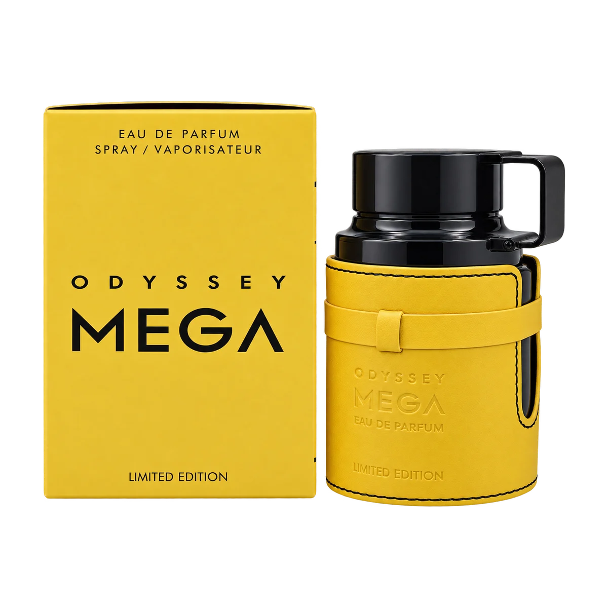 Armaf Odyssey Mega, bottle and retail box